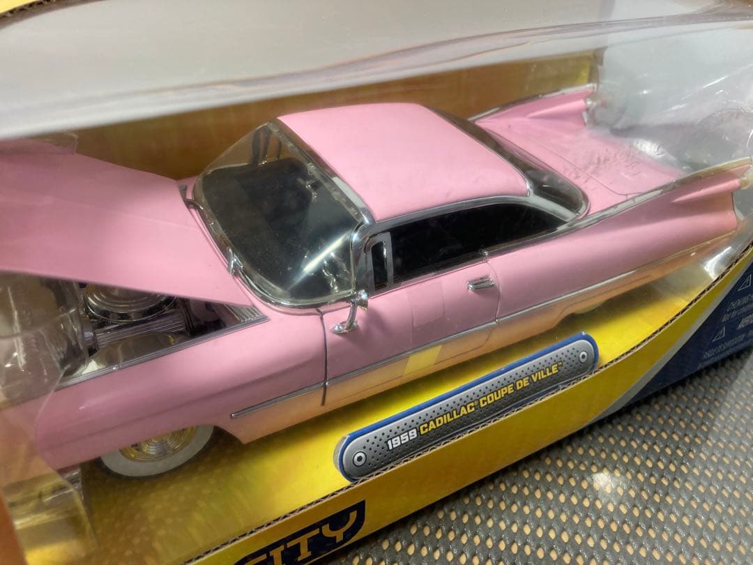 ミニカー JADA 1/24 1959CADILLAC COUPE DEVILLE