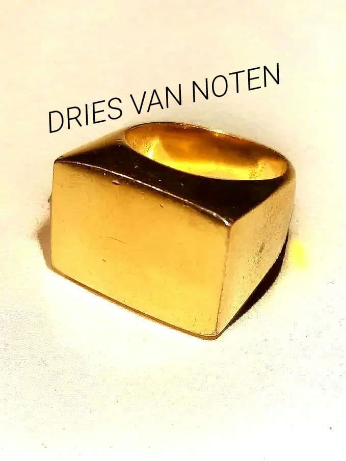 【美品】ドリスヴァンノッテン スクエアリング ビンテージ 17号