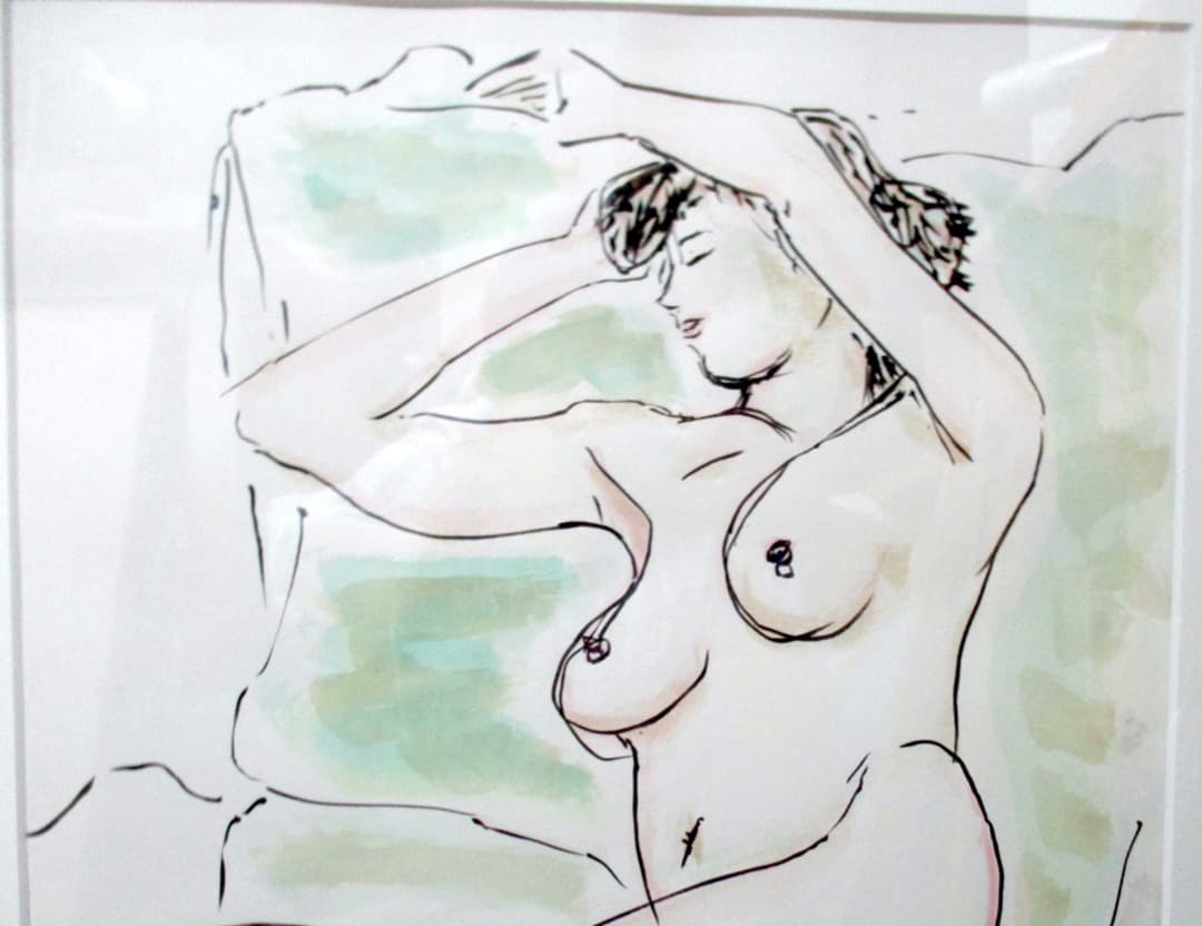 石橋宏一郎「横臥裸婦」　八戸市洋画家〜北国の風土を描き続けた洋画家