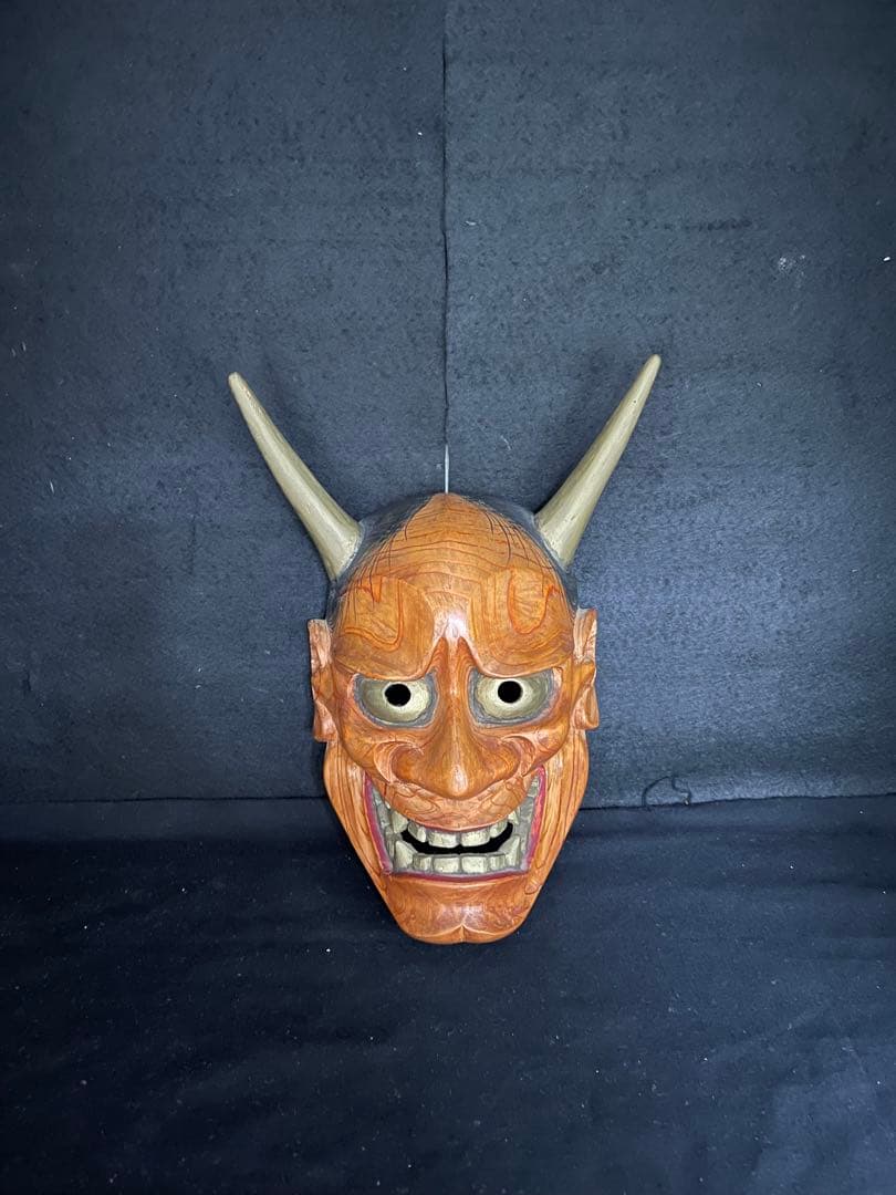 匠*様 般若　お面　木製　正昭　？　ヴィンテージ　レトロ