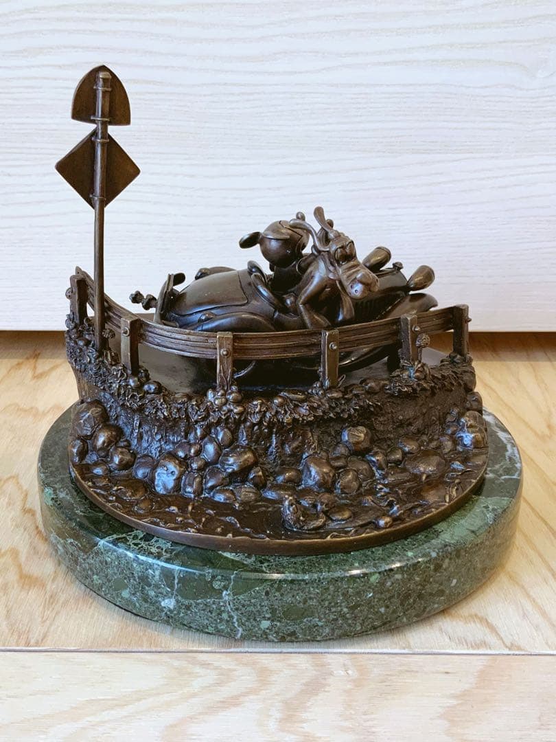 ディズニー限定ブロンズ像 ミッキー&プルート 25体 No.2 USA