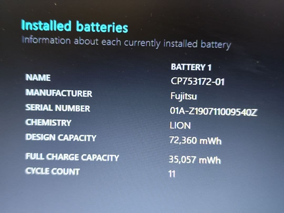 ②FUJITSU A749/A i3-8145U 8GB SSD120GB