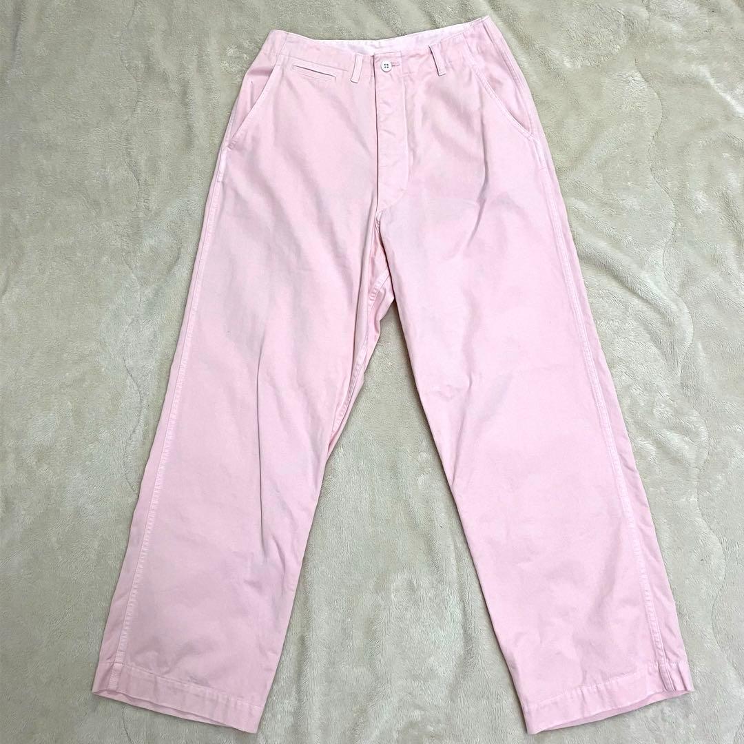 完売品 スピックアンドスパン ピンク チノパン2024モデル Higuchi×S