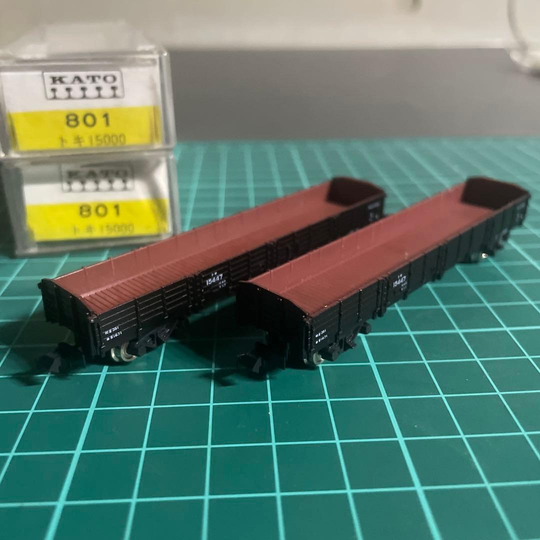 Nゲージ 蒸気機関車と貨車セット