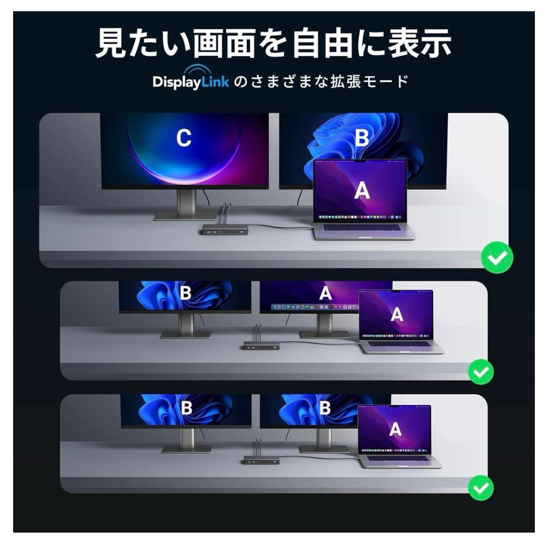 UGREEN Revodok Pro ドッキングステーション USB-Cハブ