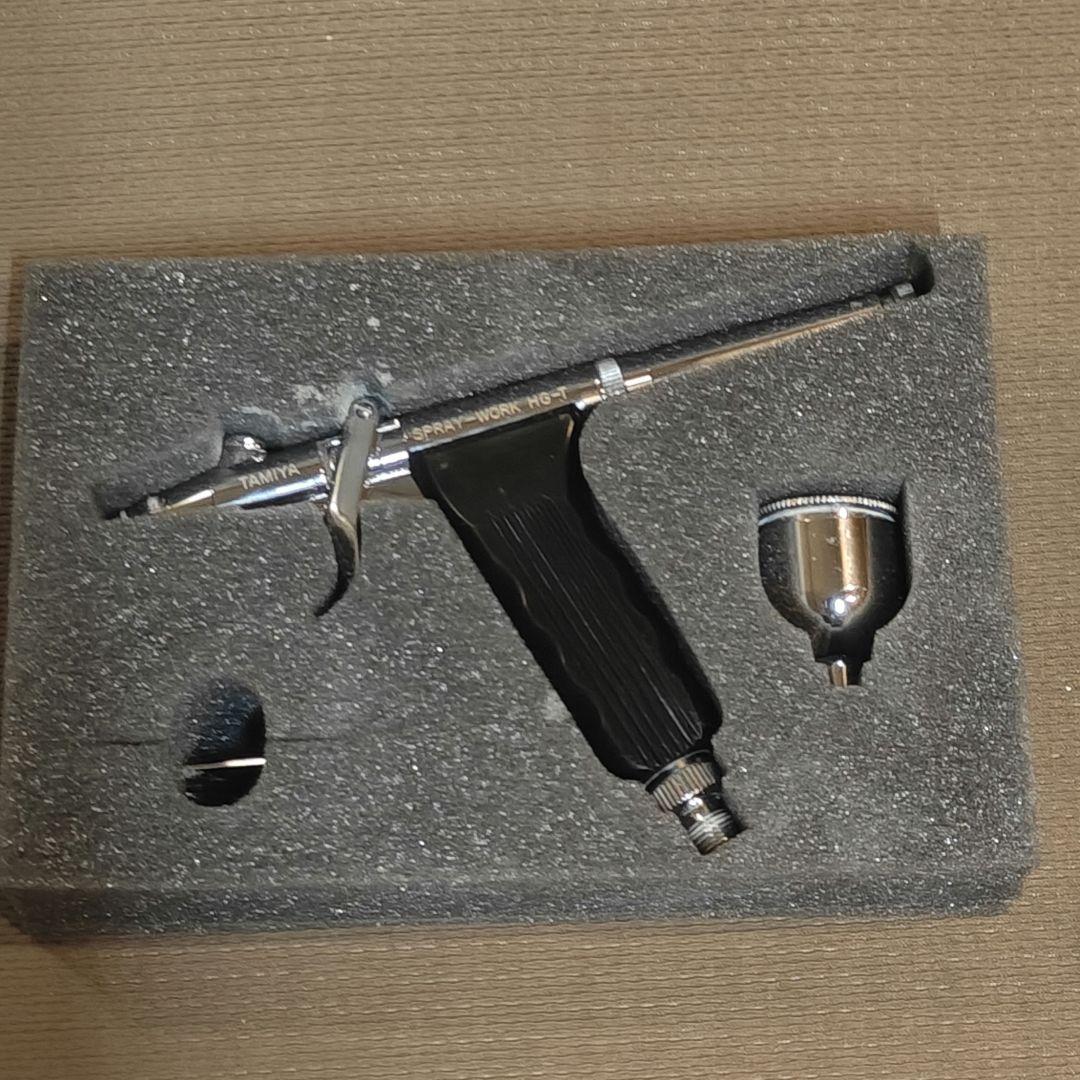 タミヤ スプレーワーク レボ II エアコンプレッサー HGトリガーエアブラシ