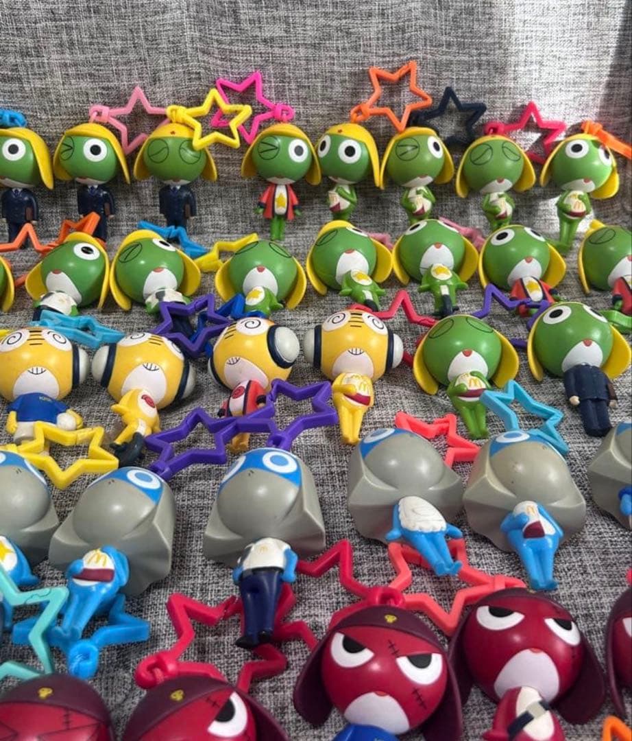 ケロロ軍曹マクドナルドフィギュア計62体　バラ売り不可