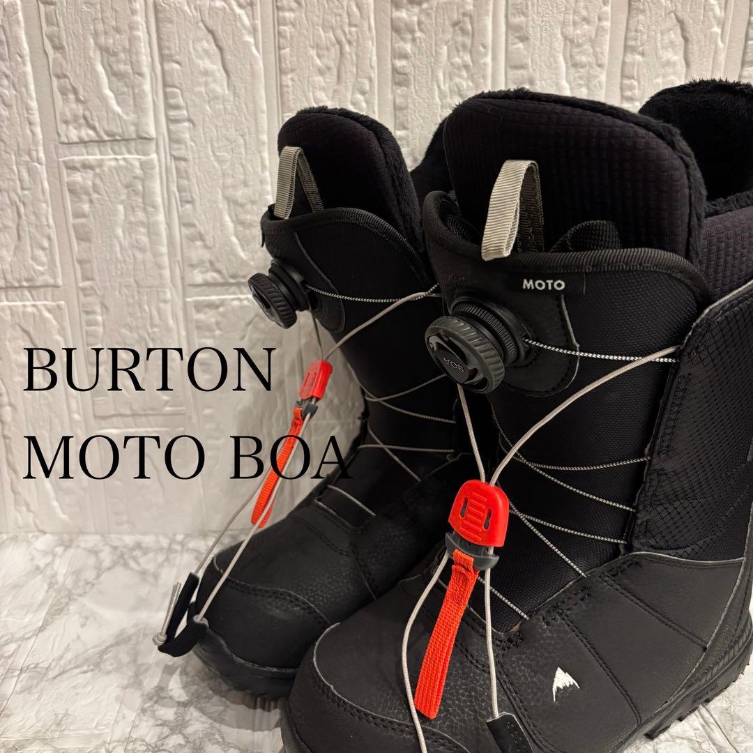 【美品】BURTON MOTO BOA WIDE 26.0 スノーボードブーツ