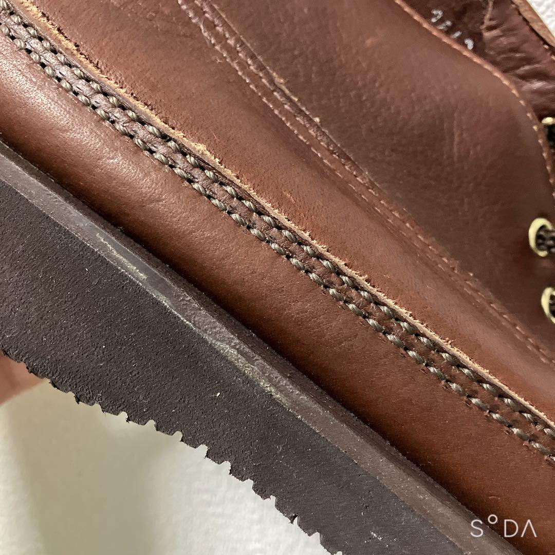 【H1R0】ラッセルモカシン タフレザーブーツ 200-27W（プー79）