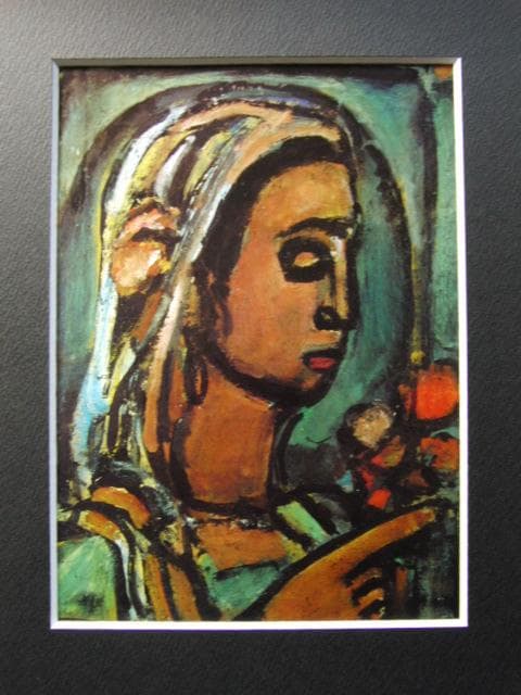 ルオー「キュームの巫女」、希少画集より、状態良好、新品高級額装付