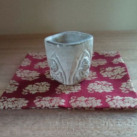 A 14 茶道 蓋置 ・真清水蔵六作 ( 新品未使用品 )