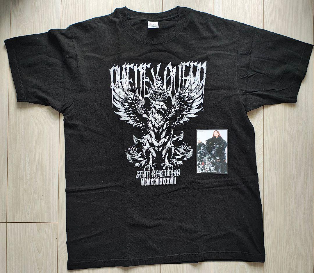 新品近い♡上谷沙弥♡Phenex Queen TシャツXLサイズ&ブロマイド大吉