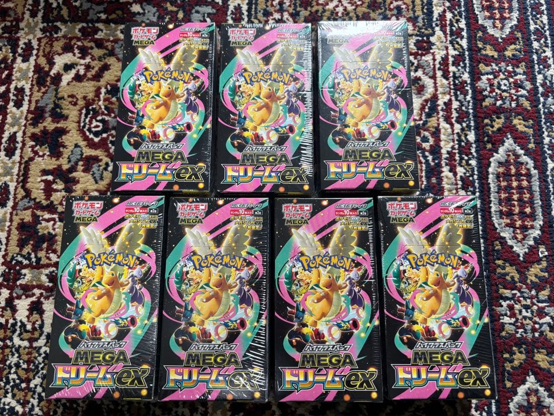 ポケモンカード MEGAドリームex 7box 新品未開封シュリンク付