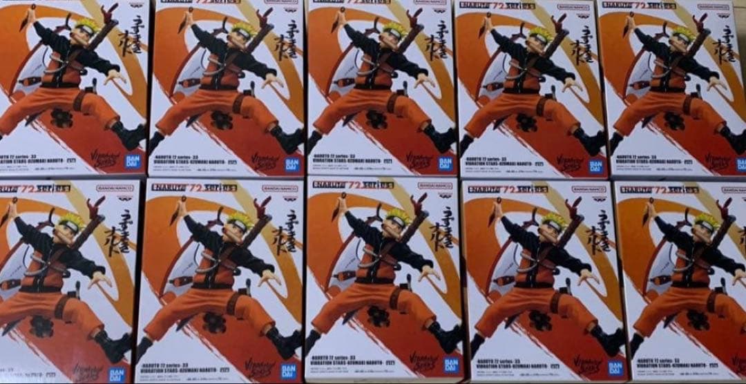 ナルト疾風伝 うずまきナルト NARUTO 72 series フィギュア10体