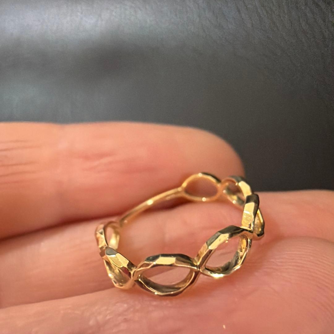 Jouete K10YG ピンキーリング イエローゴールド / 5号