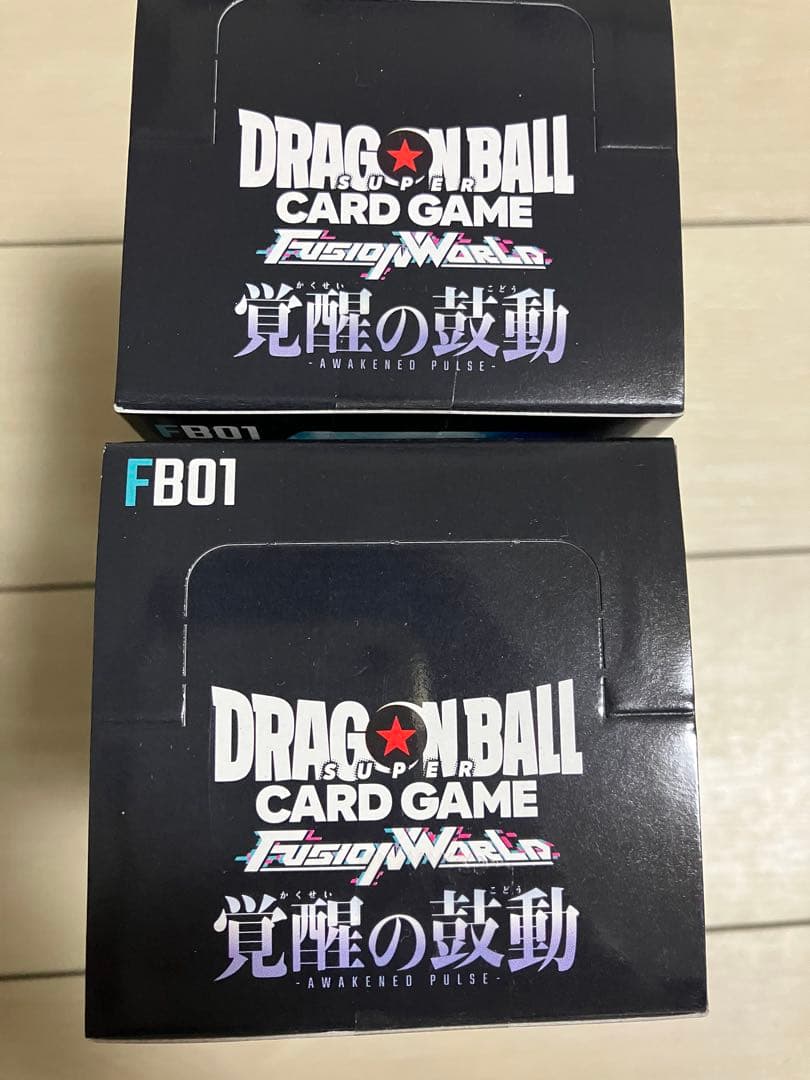 ドラゴンボール フュージョンワールド　覚醒の鼓動　烈火の闘気 テープ付き box