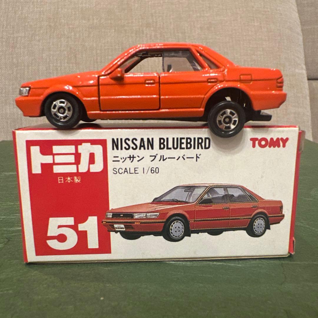 トミカ NISSAN ブルーバード　日本製