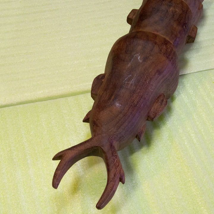 ミャンマー　木彫像　オブジェ　木製　木彫り　雑貨　インテリア　置物　魔除け