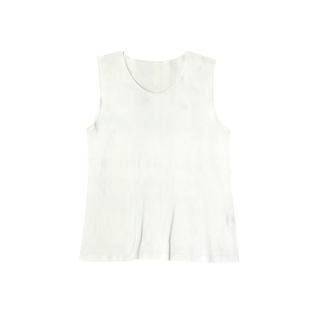 PLEATS PLEASE イッセイミヤケ ノースリーブトップス タンクトップ