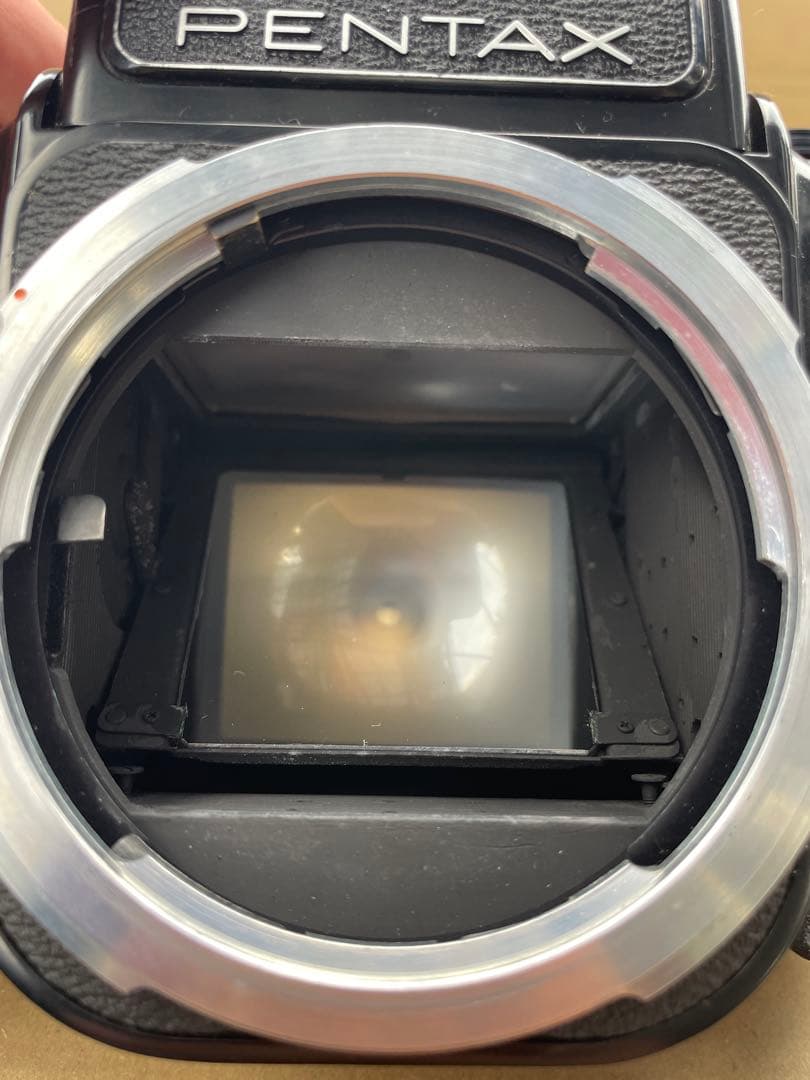 ひ*き様 Pentax 6×7 105mm F2.4 ウッドグリップ付き