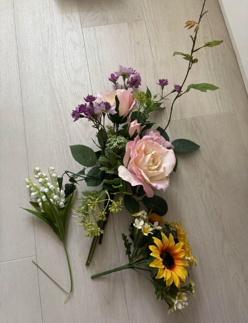 y　マリー・ローランサンばらの女　　アーティシャルフラワーセット