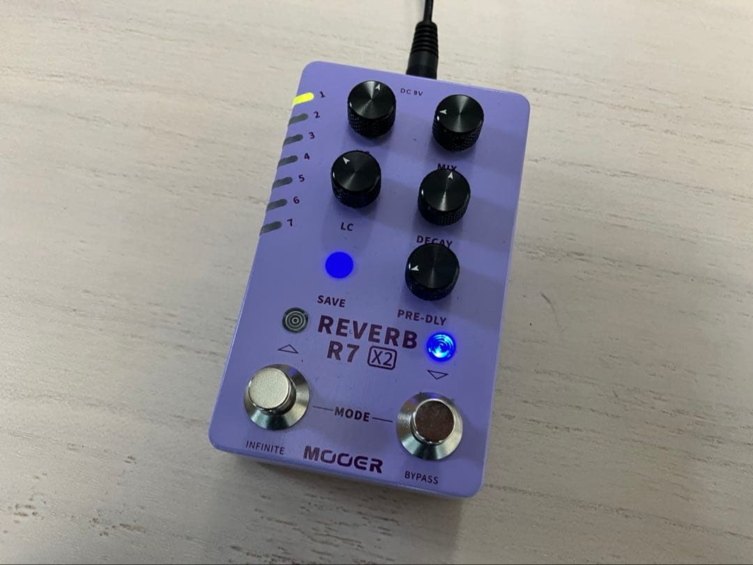 MOOER REVERB R7 X2 リバーブ