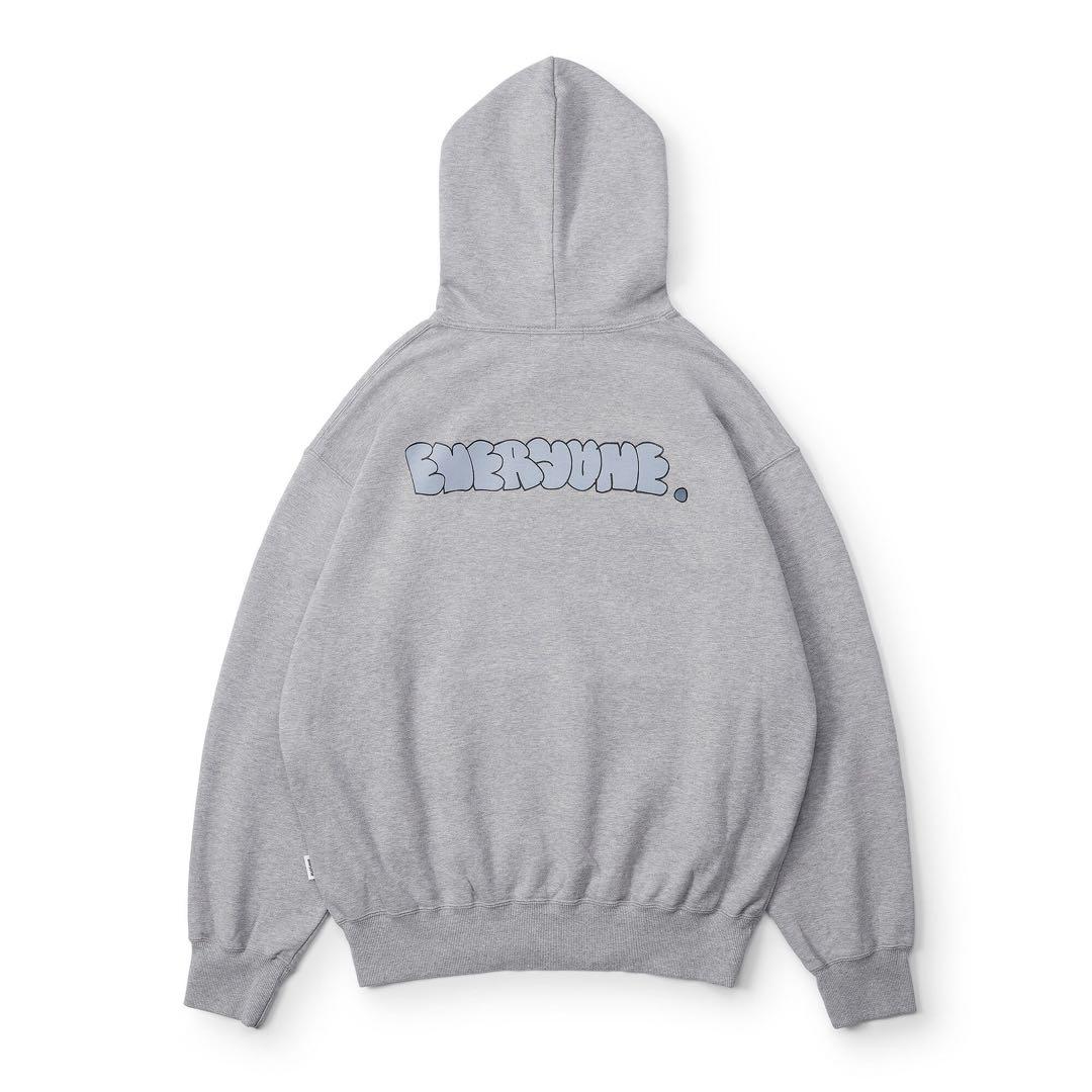 everyone j.30000 throwie back logo パーカー