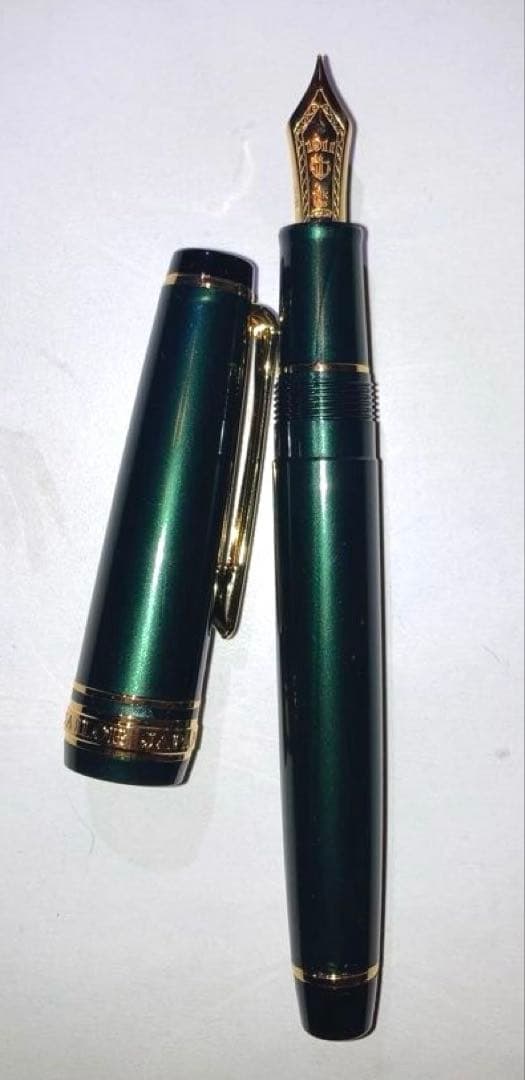 ［未使用］SAILOR(セーラー) 万年筆　万葉　グリーン