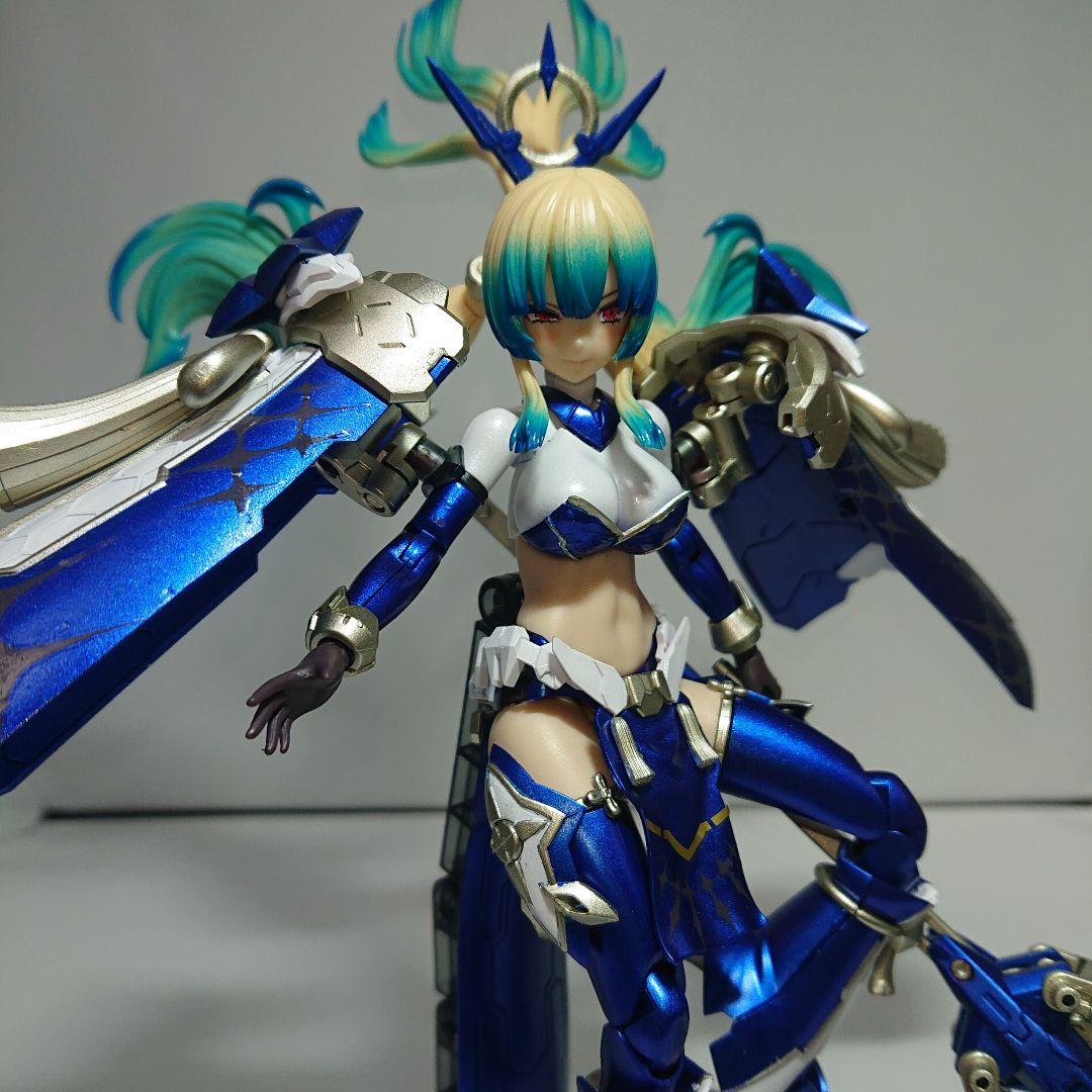 塗装完成品 メガミデバイス 皇巫 アマテラス 日蝕 ジャンク品 オリジナルカラー