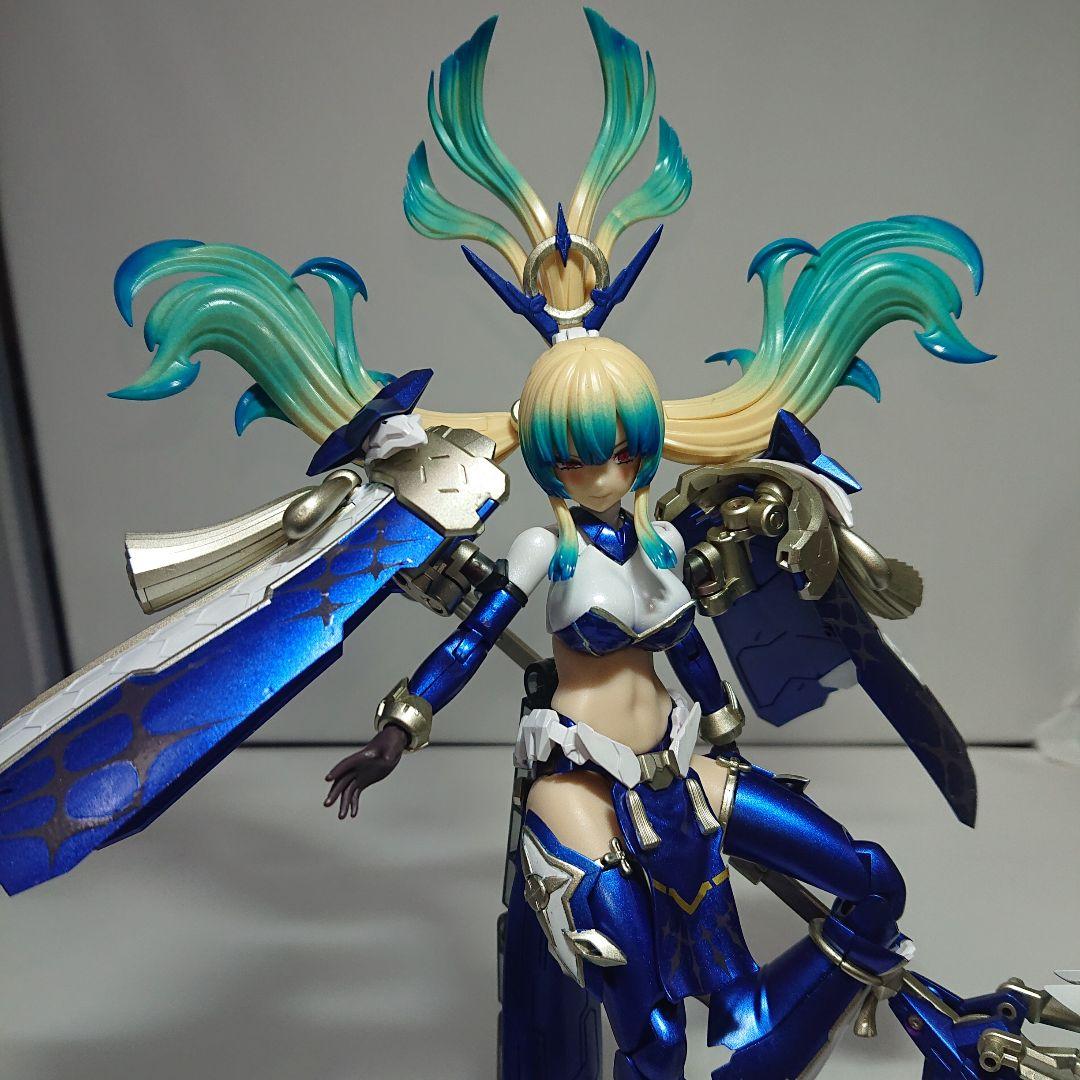 塗装完成品 メガミデバイス 皇巫 アマテラス 日蝕 ジャンク品 オリジナルカラー