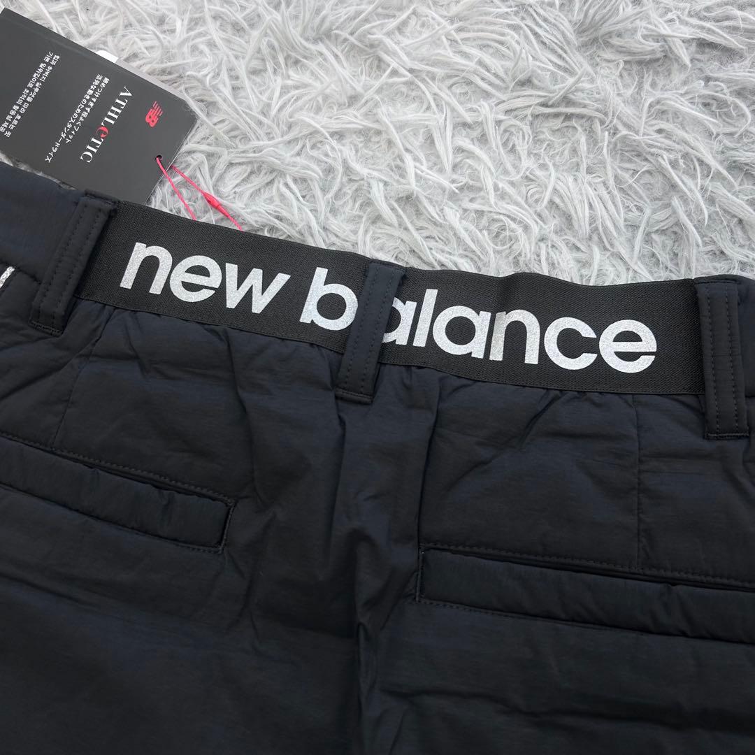 新品　ニューバランスゴルフ　スカート　ダウン　プリーツ　ウエストゴム　ブラック