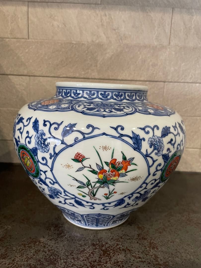 渋草焼　芳国舎　壺