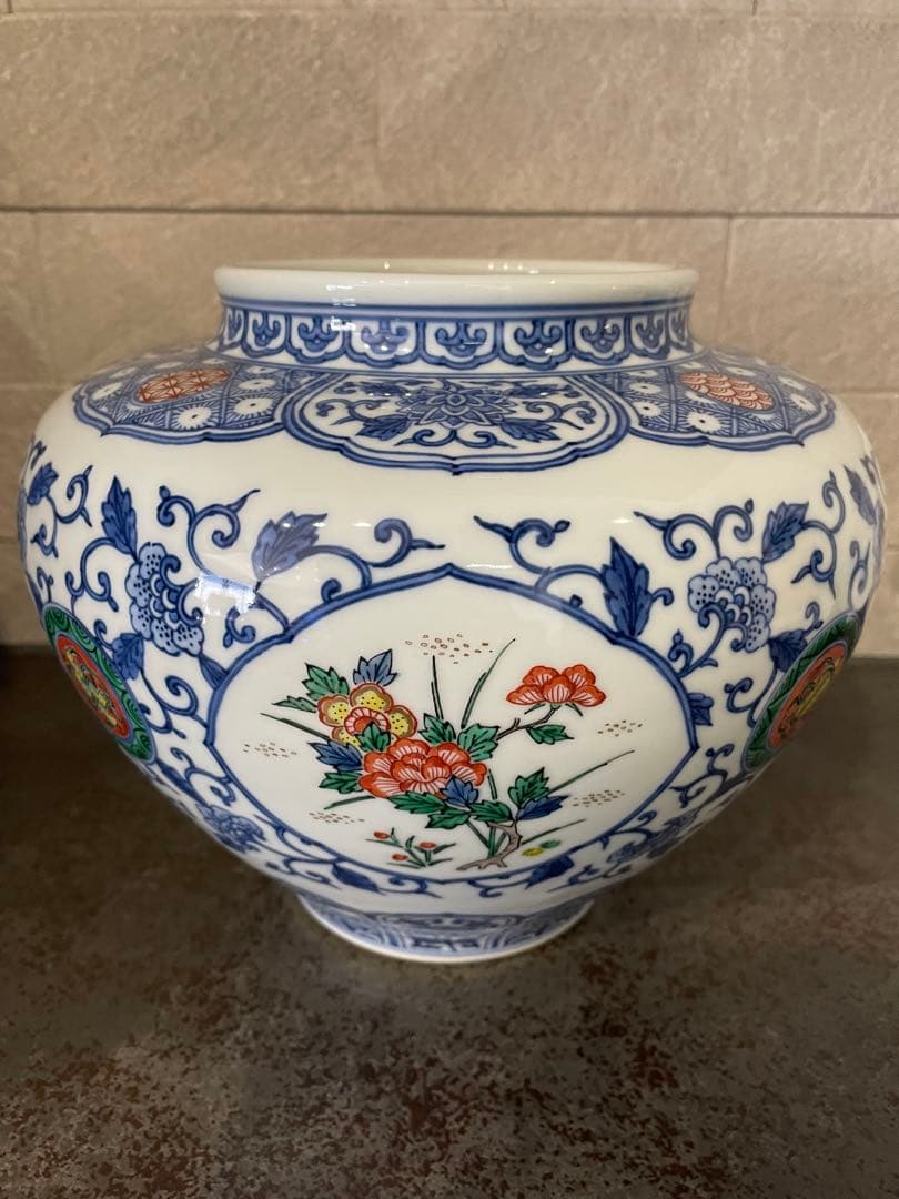 渋草焼　芳国舎　壺