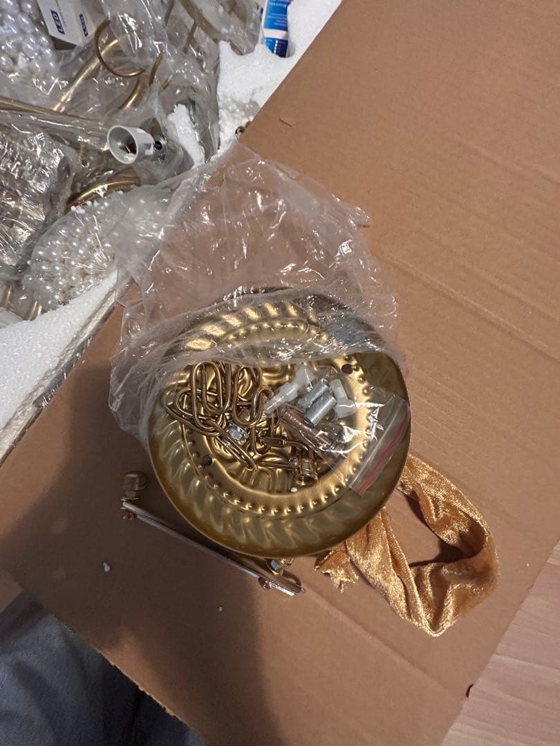 シャンデリア LED 10 light D102 H約80cm　未使用