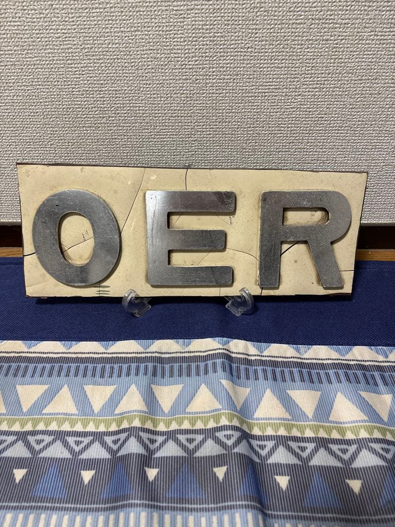 小田急OER社紋プレート