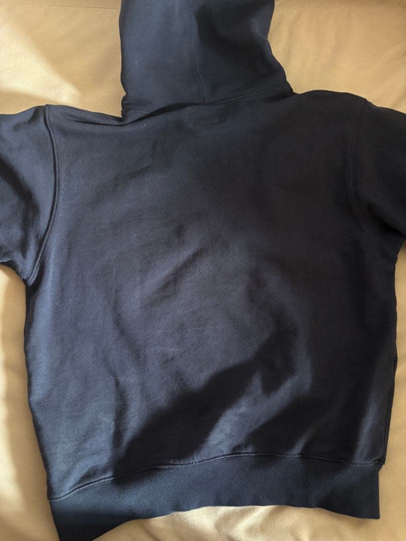 thisisneverthat ネイビー フード付きパーカー