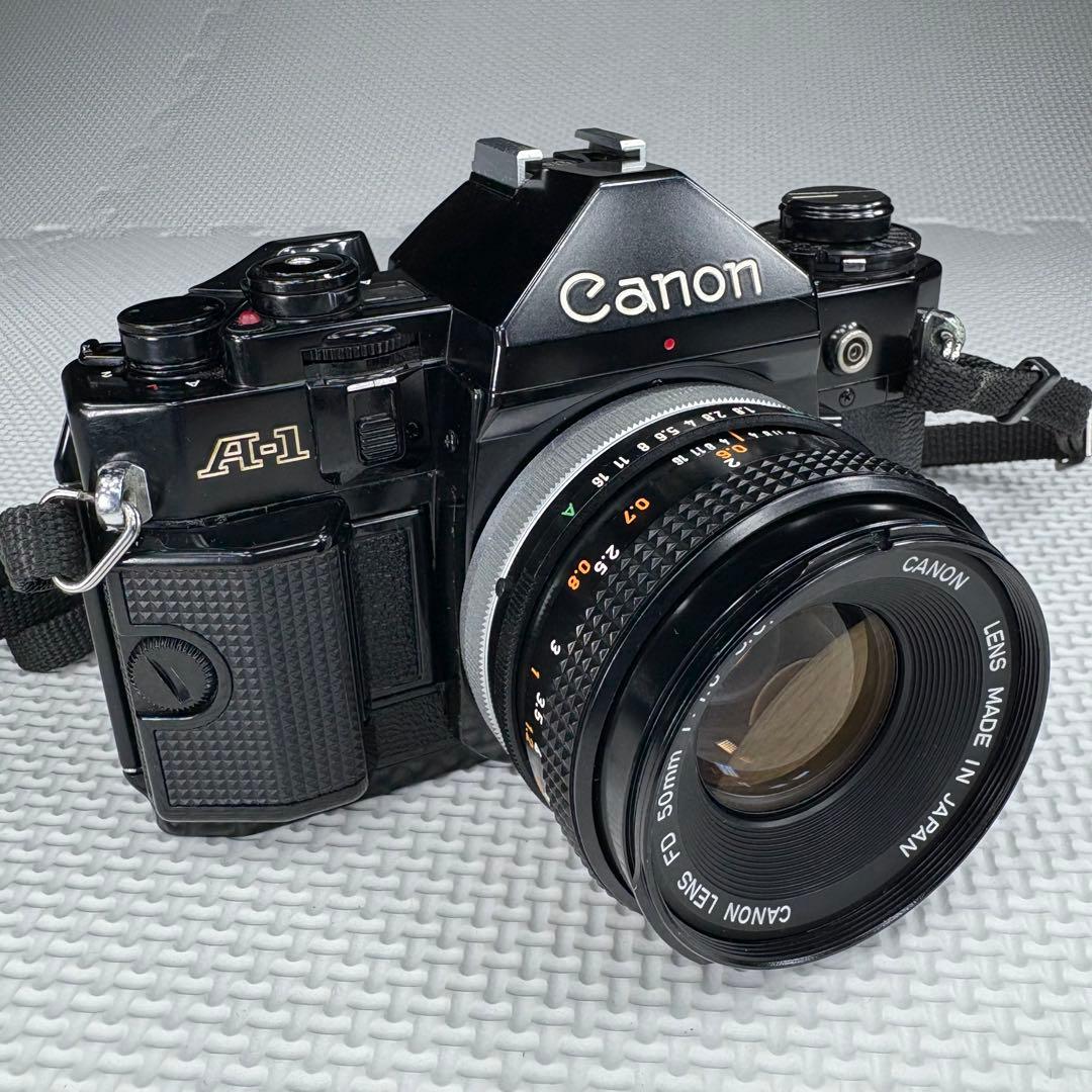 Canon A-1 一眼レフカメラ 50mmレンズ付き