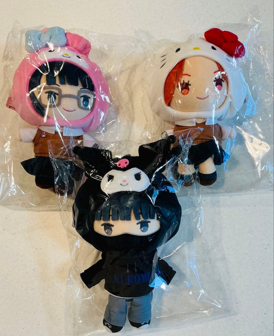 気になってる人が男じゃなかった サンリオPOPUP むにゅぐるみ3体