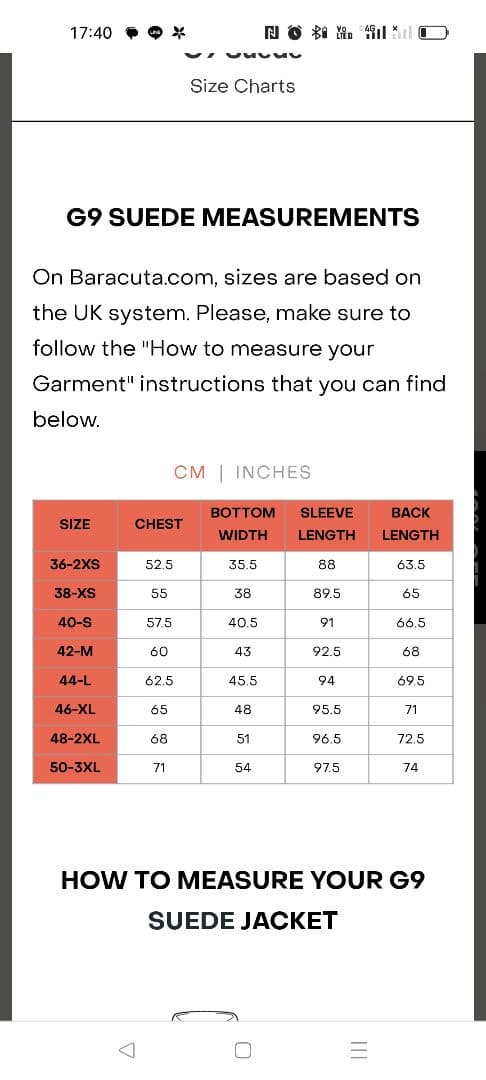 試着のみ バラクータ スエード G9 レザー ブルゾン ネイビー 42