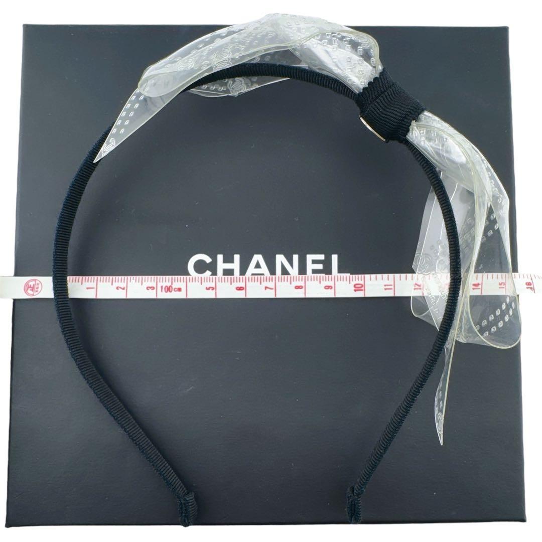 激レア◇美品◇シャネル 18S ココマーク リボン カチューシャ ヘアバンド