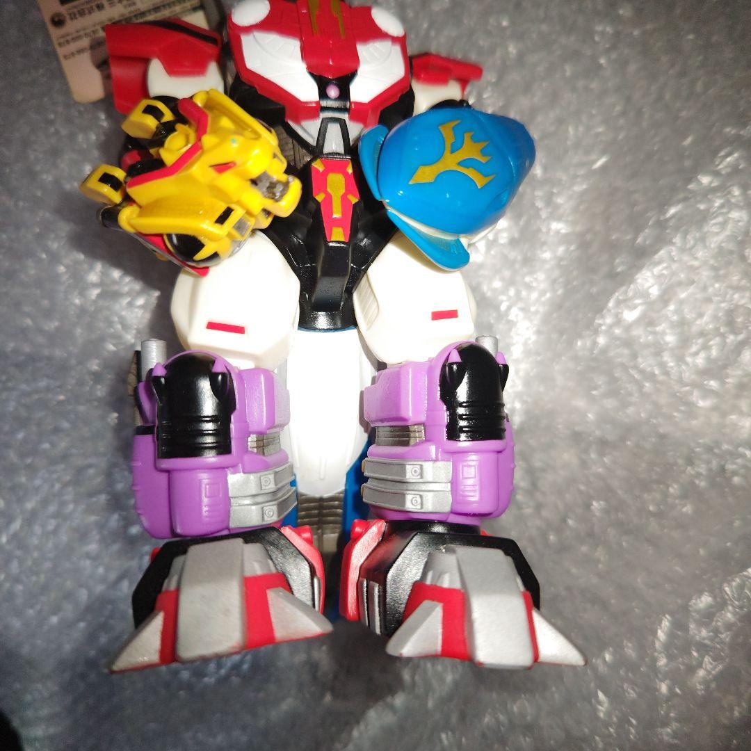 超星神グランセイザー　合神獣王ダイセイザー　ソフビ　タグ付　現状品