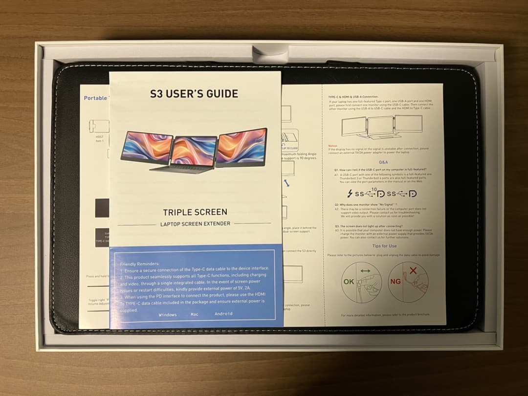 Laptomo S3 ノートパソコン デュアルディスプレイ ダブルモニター