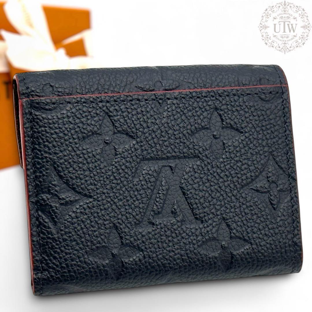 ほぼ新品未使用　アンプラント　ポルトフォイユ　ゾエ　マリーヌルージュ