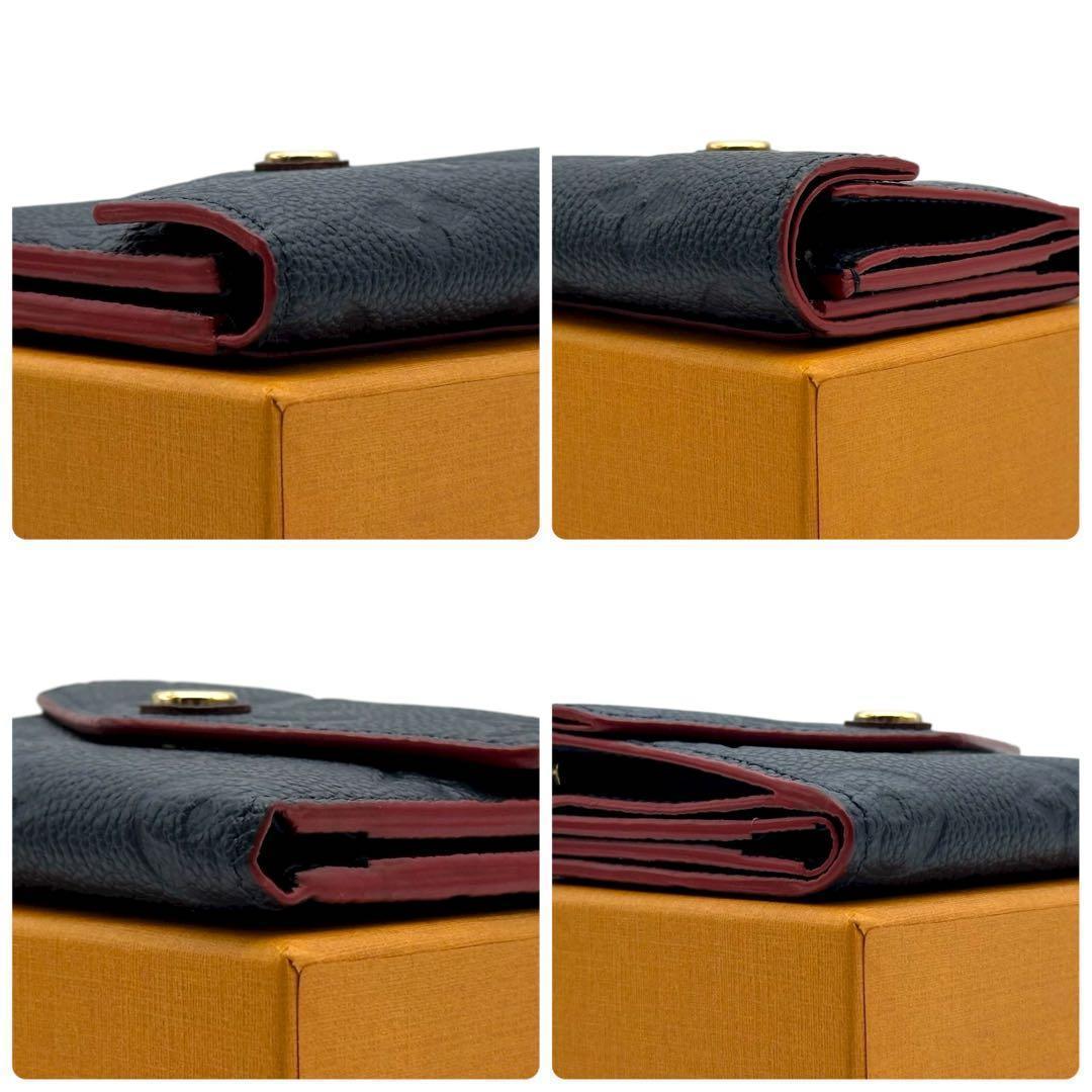 ほぼ新品未使用　アンプラント　ポルトフォイユ　ゾエ　マリーヌルージュ