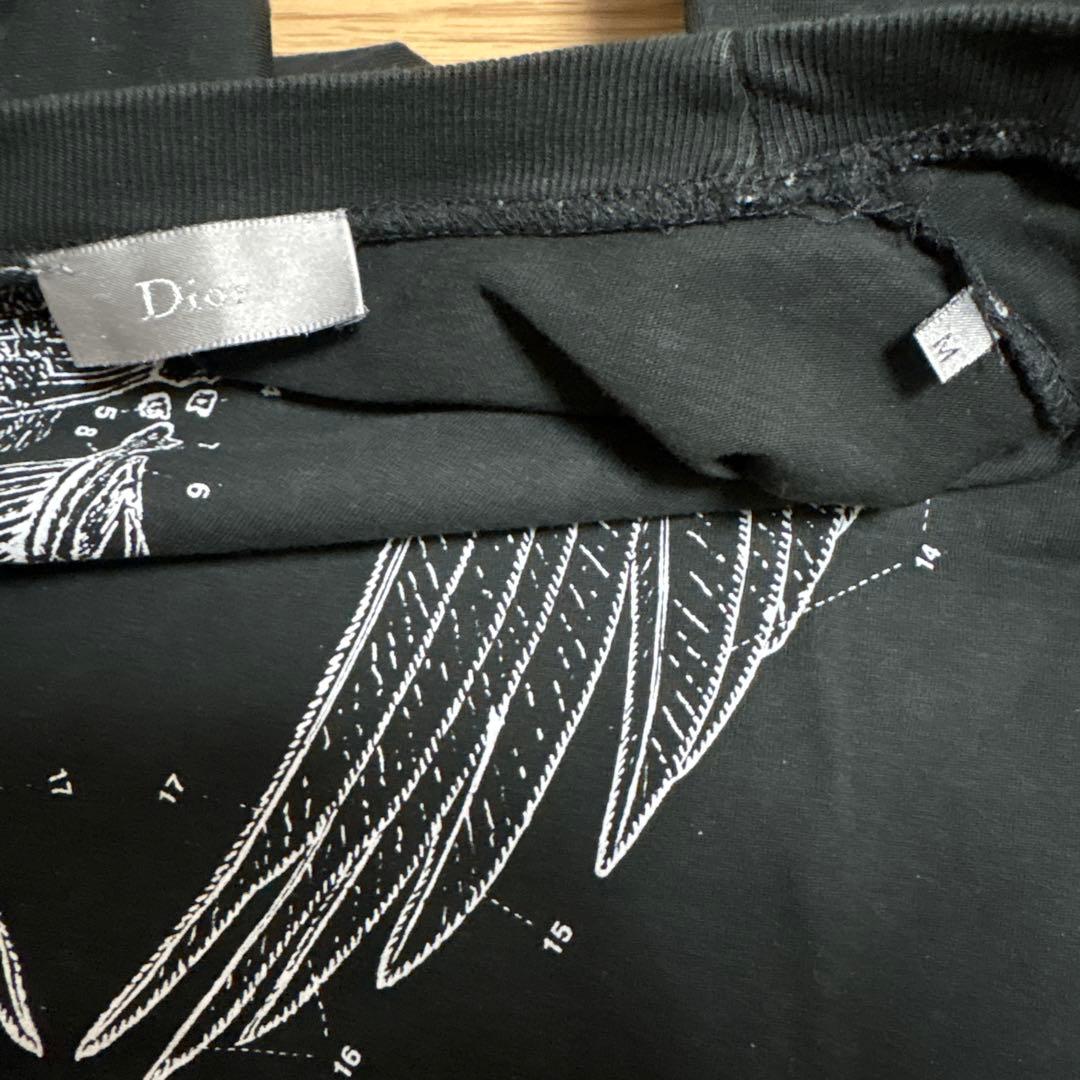 エディ期 Dior Homme 07AW エンジェルウイング ブラック Tシャツ