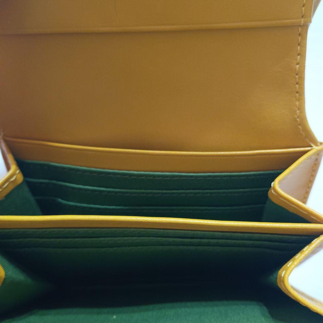 ★Sybilla 　シビラ　二つ折り財布　金運アップレザー 黄色　新品　未使用★