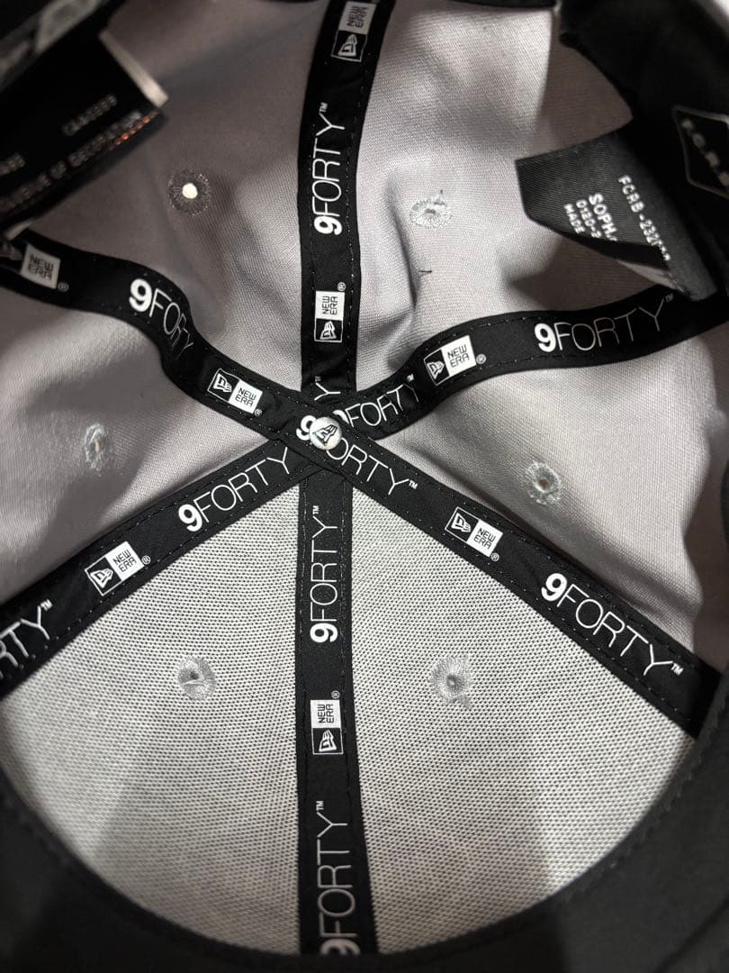 【美品】F.C.R.B. ニューエラ 9FORTY グレー キャップ