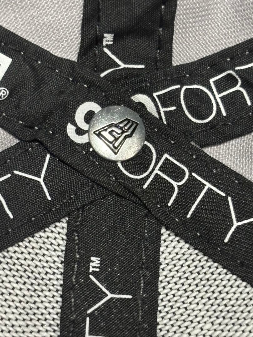 【美品】F.C.R.B. ニューエラ 9FORTY グレー キャップ