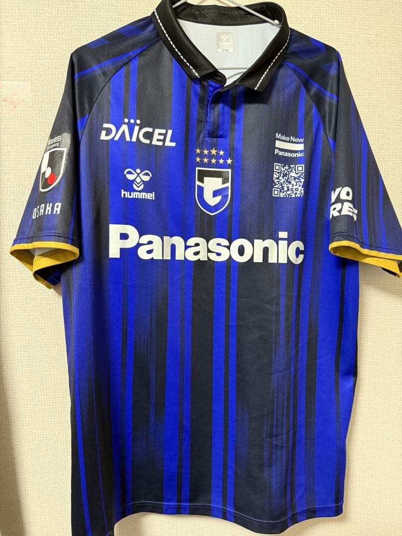 ガンバ大阪 2025レプリカユニフォーム 半袖 O-XO 山田康太グッズセット