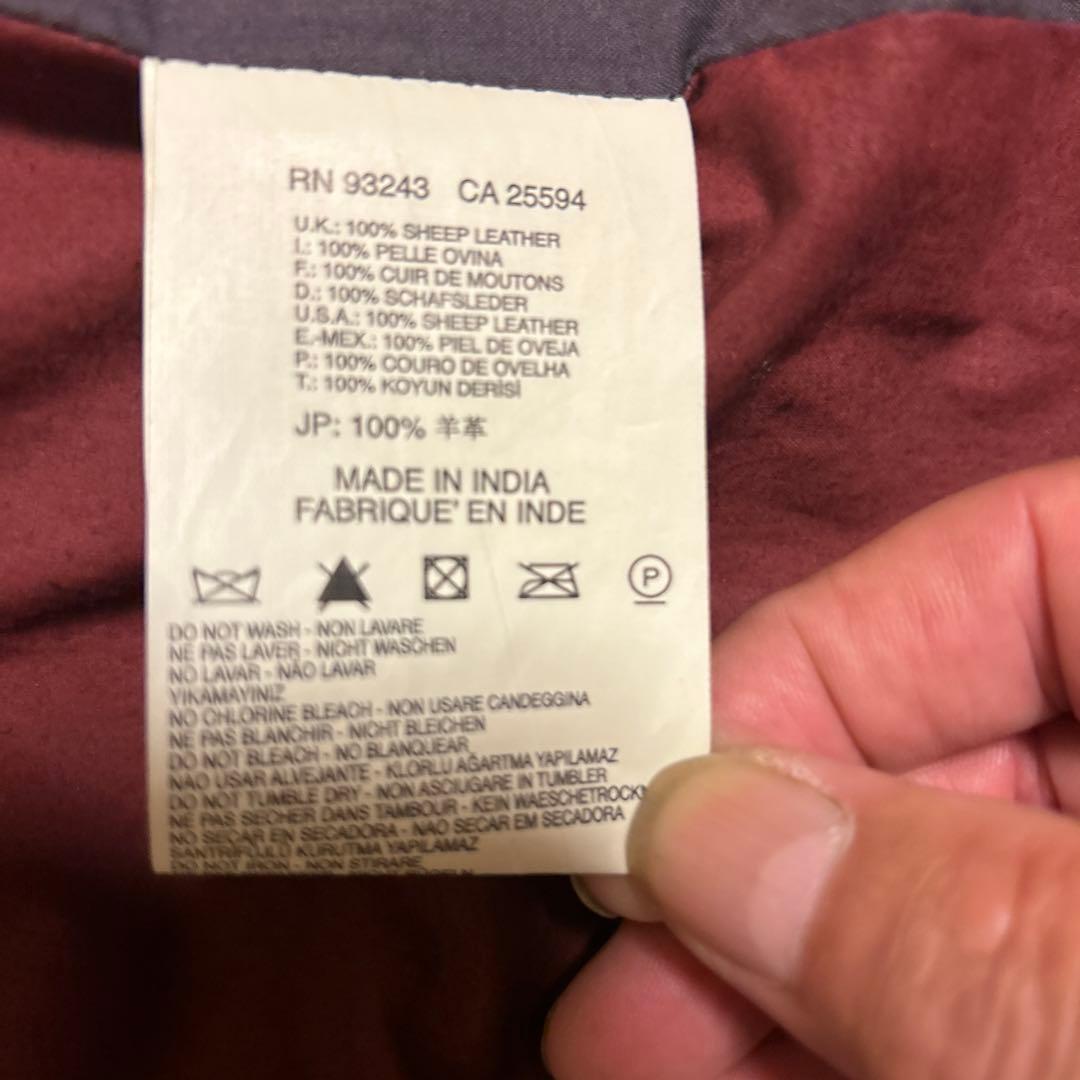 DIESEL ブラックレザージャケット Sサイズ